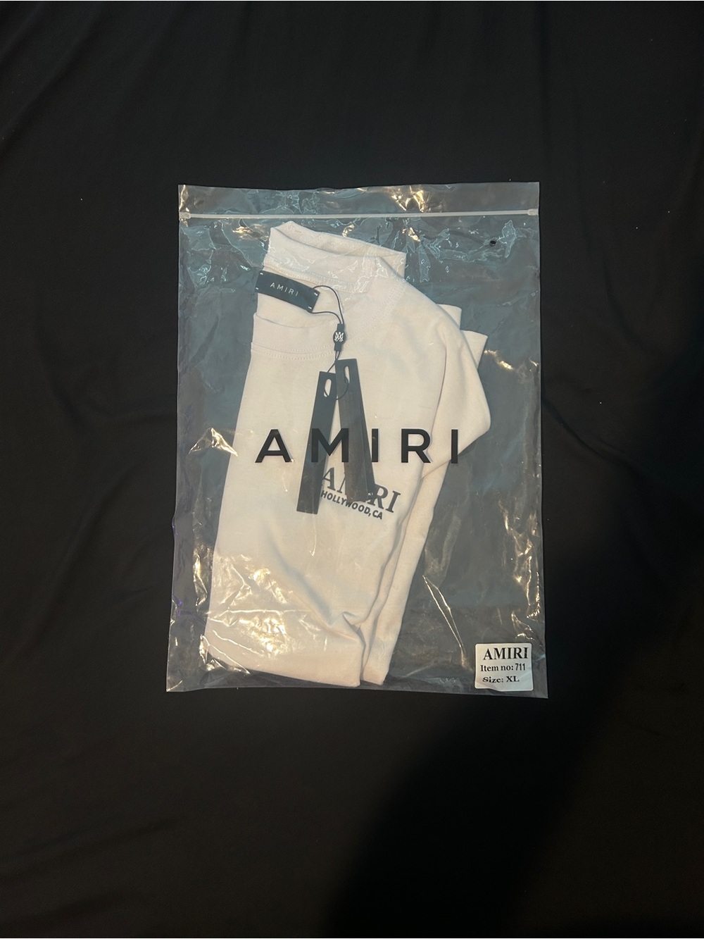 White Amiri tee